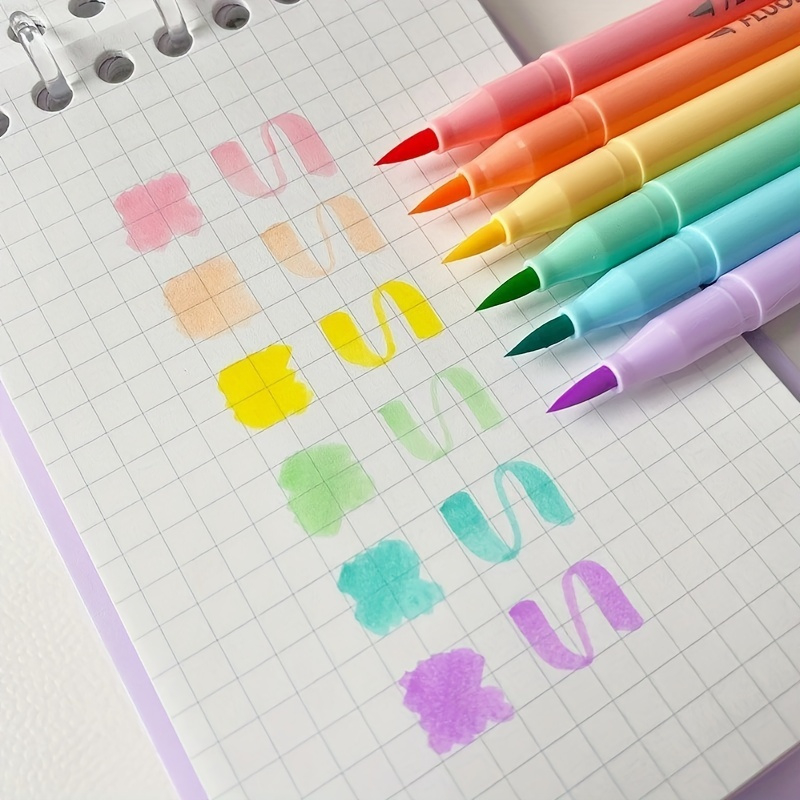 Ensemble de stylos fluorescent - Pastel Highlighter Set Double Ended avis et prix