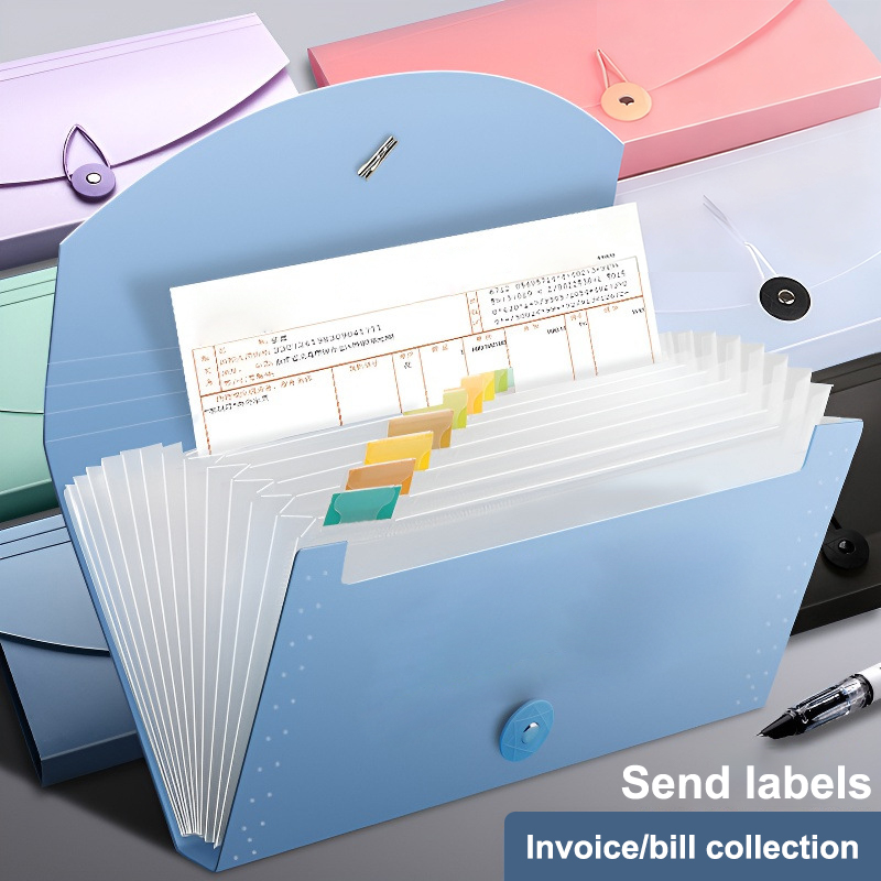 Porte-documents accordéon à 13 - Expandable Accordion File Folder 13 Pockets avis et prix