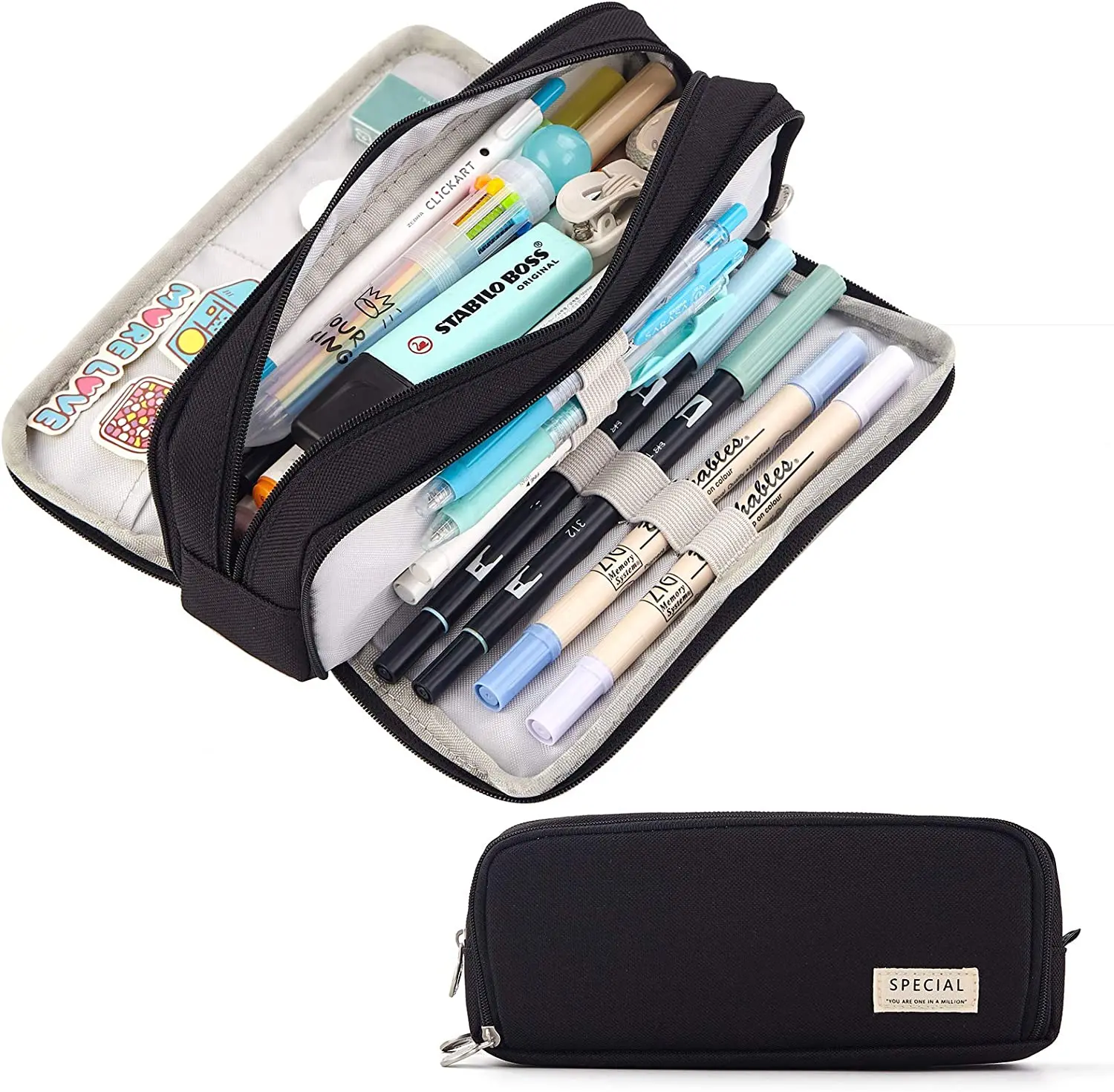 Trousse à crayons grande capac - Aesthetic Large Pencil Case Pouch avis et prix